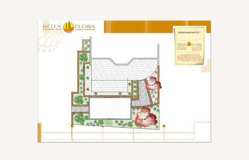 CAD Plan Gestaltung Bella Flora Ebermannstadt